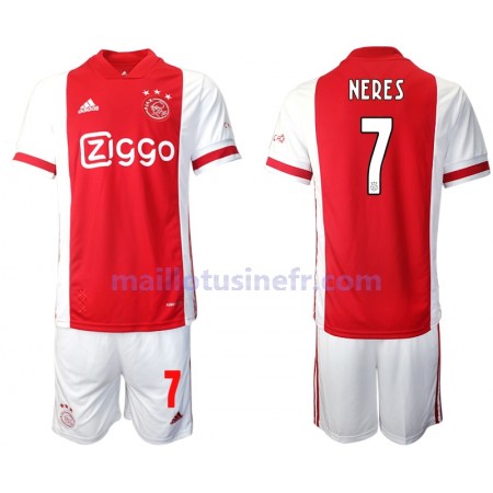 Maillot de Foot Ajax Amsterdam David Neres 7 Domicile 2020-21 - Enfant